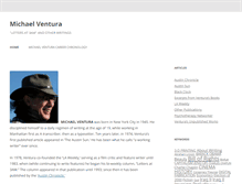 Tablet Screenshot of michaelventura.org